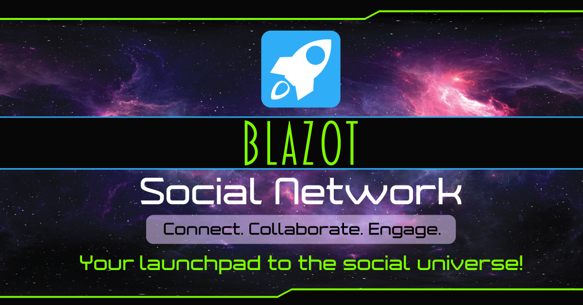 Blazot Social Network Graphic